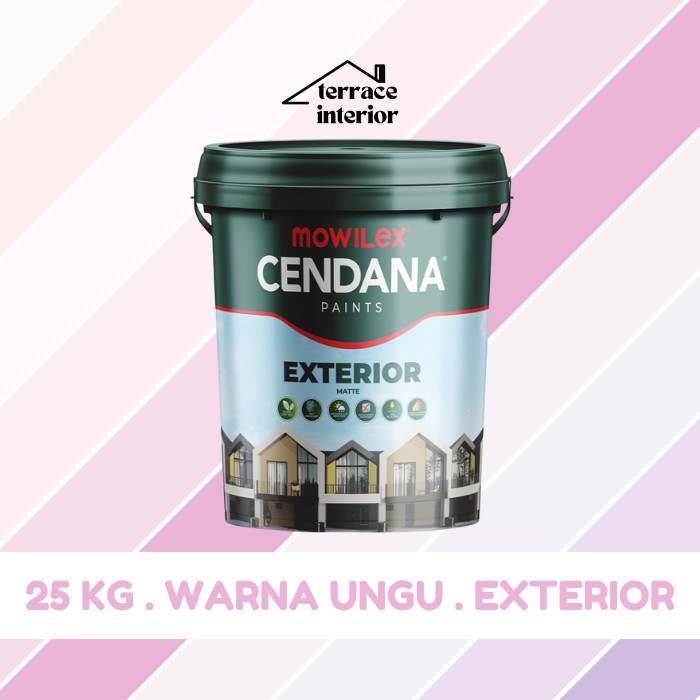 Cat Tembok Mowilex Cendana Exterior Warna Ungu 25 kg