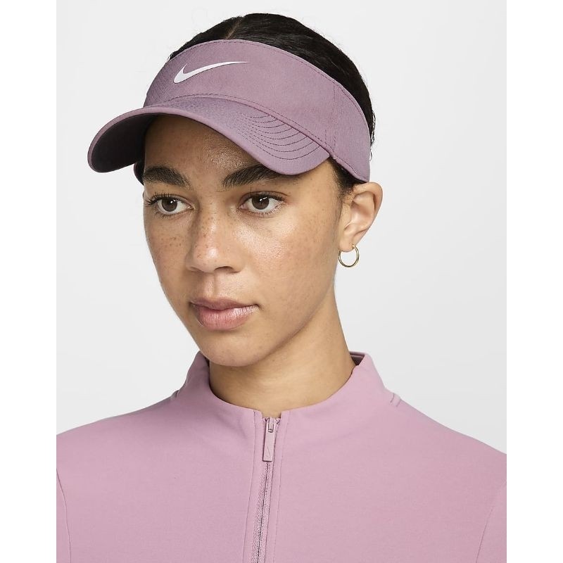 HJ3689-523 Nike Ace Dri-FIT Visor Plum Topi Original 100%