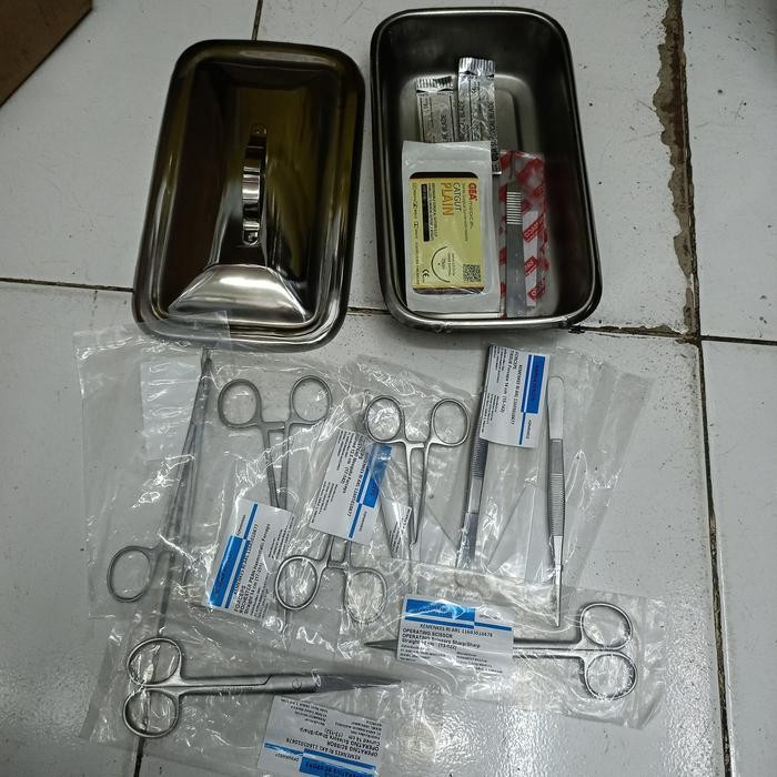 Minor Set / Alat Bedah Minor / Alat Instrumen Bedah Murah 12 item