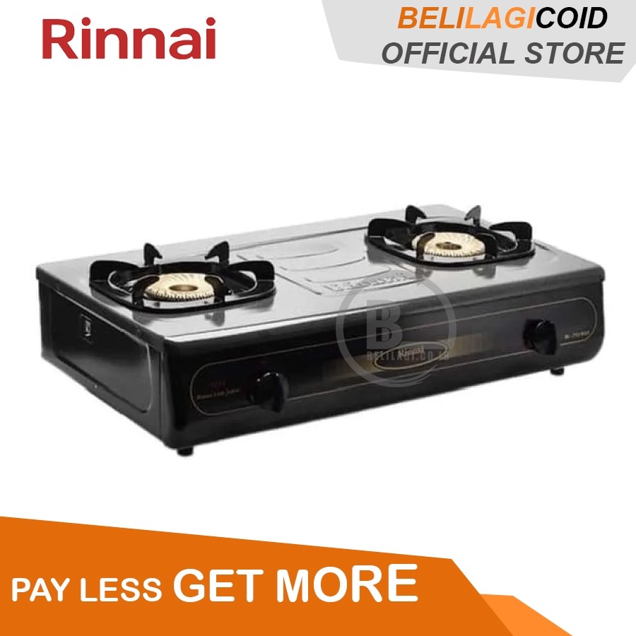 (cod) Rinnai Kompor Gas 2 Tungku RI 712 BGX / Kompor Rinnai 2 Tungku RI-712BGX / Kompor Gas Rinnai O
