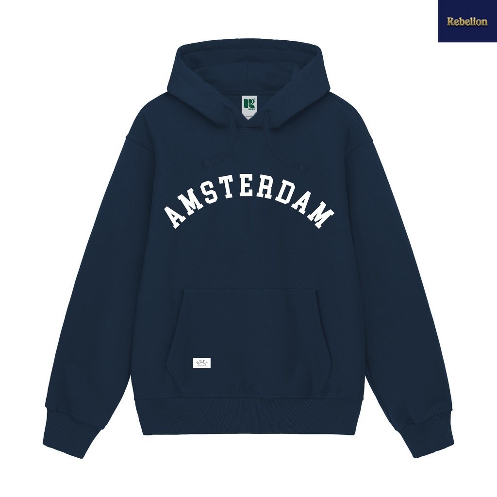 Russ Sweater Hoodie Amsterdam Navy Blue