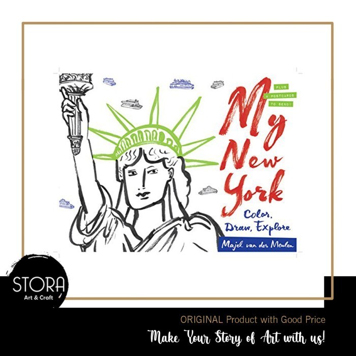 

My New York: Color, Draw, Explore / Coloring books / Buku mewarnai