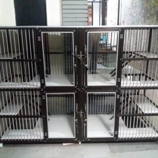 kandang kucing aluminium murah
