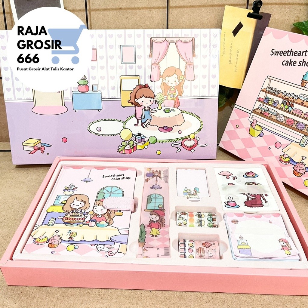 

JURNAL 7 IN 1 SWEETHEART CAKE SHOP ISI BANYAK LUCU IMUT MURAH BAGUS COD TERMURAH