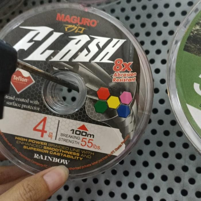 Senar PE Maguro Flash X8 PE 4 100 Meter