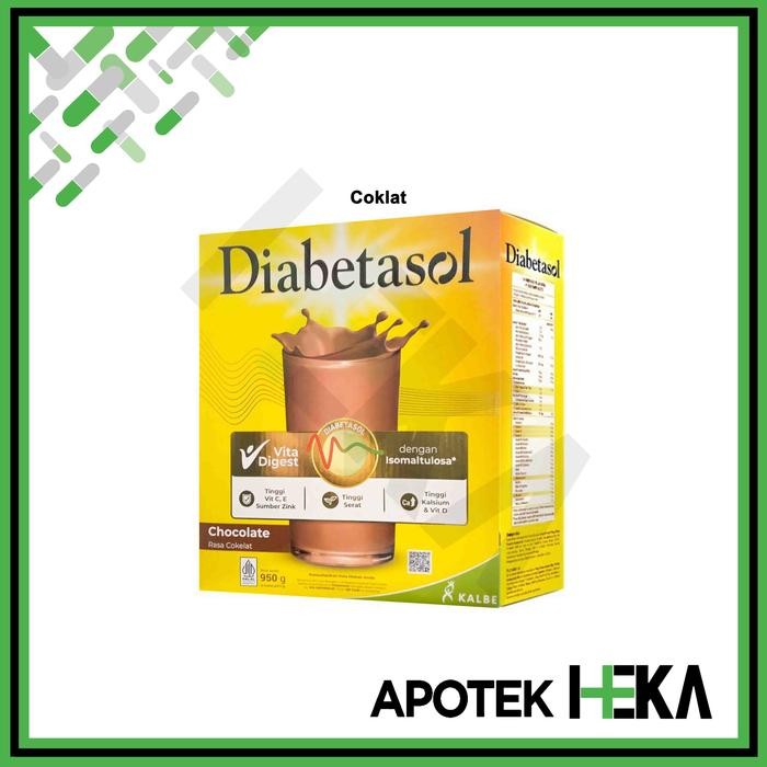 

Diabetasol 950 g - Susu Nutrisi Khusus Diabetes - Coklat
