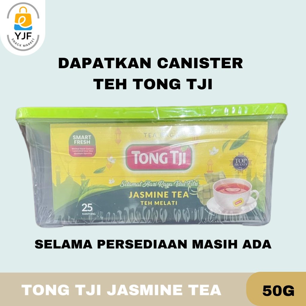 

Tong Tji Jasmine Tea / Teh Melati / Teh Celup Tanpa Amplop 50g Isi 25 Bag
