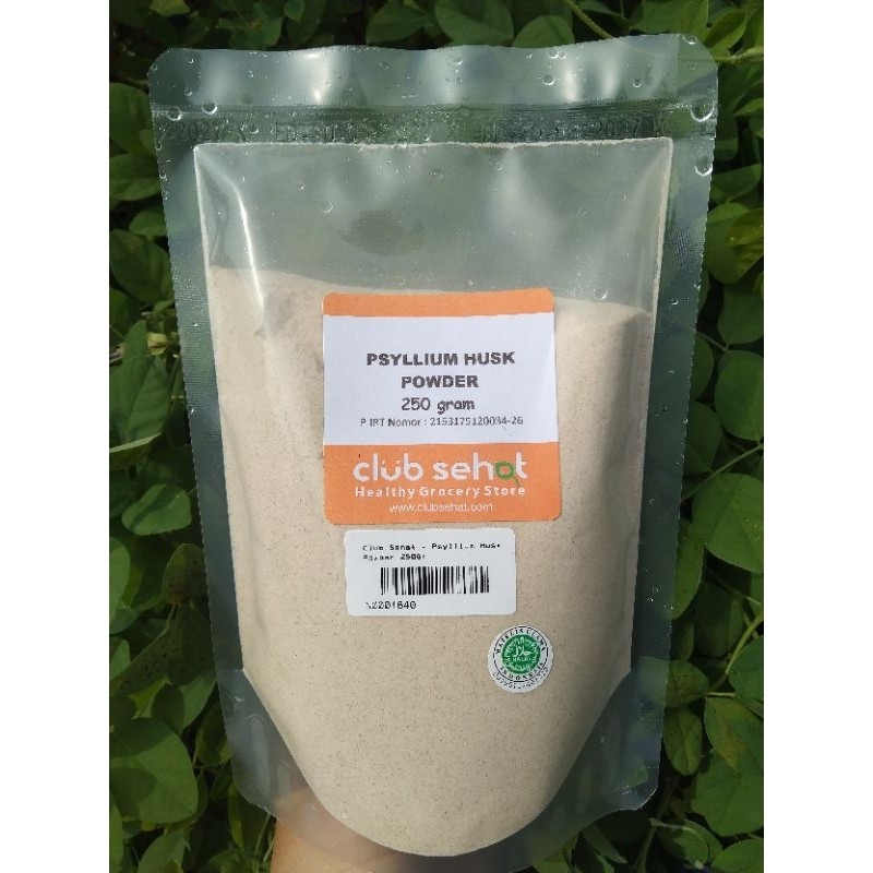

Club Sehat - Organik Psyllium Husk Powder Halus 250gr Serat Alami Dari Tumbuhan