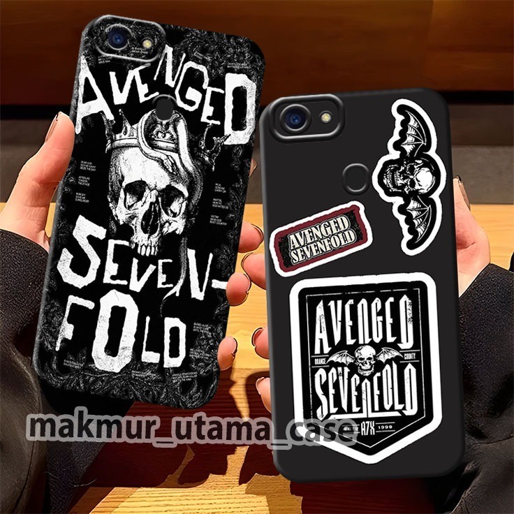 Casing Silikon Oppo F5 Oppo F5 Youth Oppo F9 Oppo F9 Pro Realme 2 Realme 2 Pro Motif Avenged Sevenfo