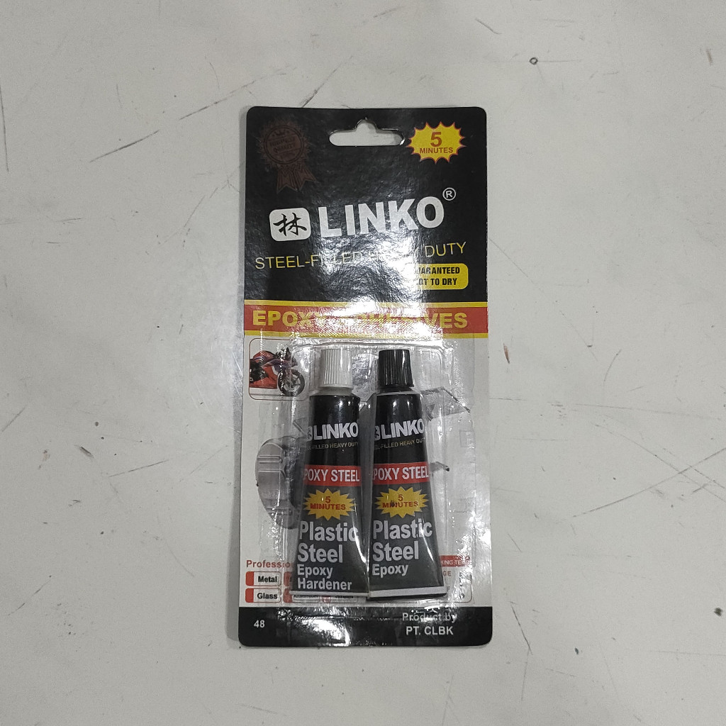 

(1 PCS) Lem Campuran Linko Epoxy Adhesives - Lem Cair Besi / Plastik