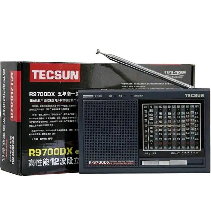 DC99 TECSUN R9700DX SW MW High Sensitif 12 word band radio receiver R-9700DX