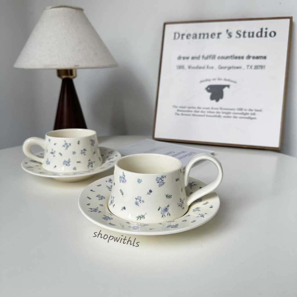 AMY CUP & SAUCER / Premium Cup & Saucer/Cangkir Teh Vintage Premium/Cangkir Teh Mewah/Cangkir Teh Ca