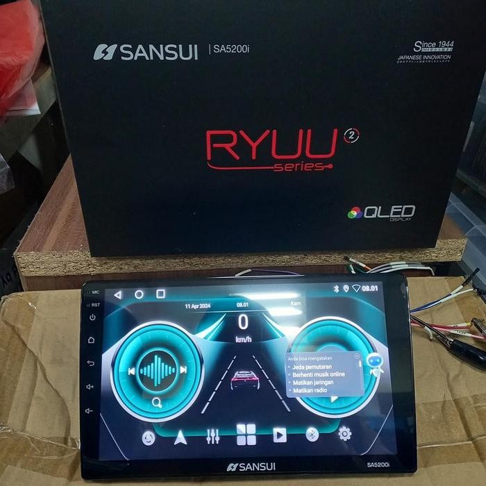 Head Unit Android Sansui Series 9 Inch 10 Inch Ram 4GB + Rom 64GB QLED HU SA5200i