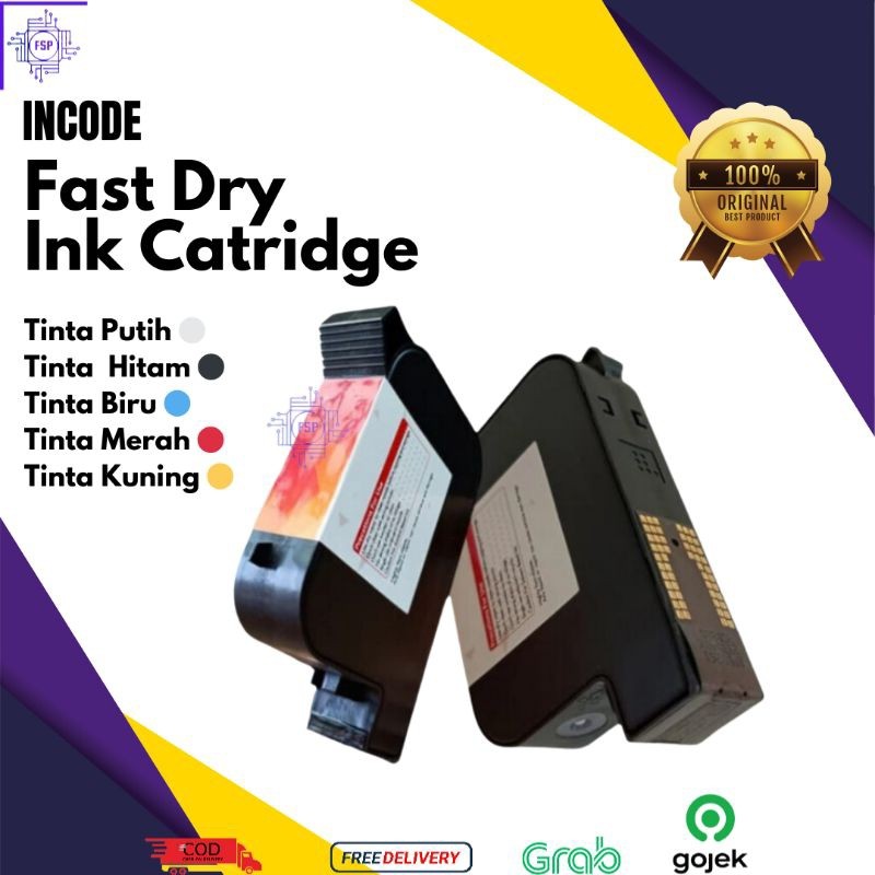 

Tinta Inkjet Untuk Handheld Printer Cepat Kering dan Tahan Lama Mini Printer Warna Hitam, Putih, Biru, Kuning dan Merah