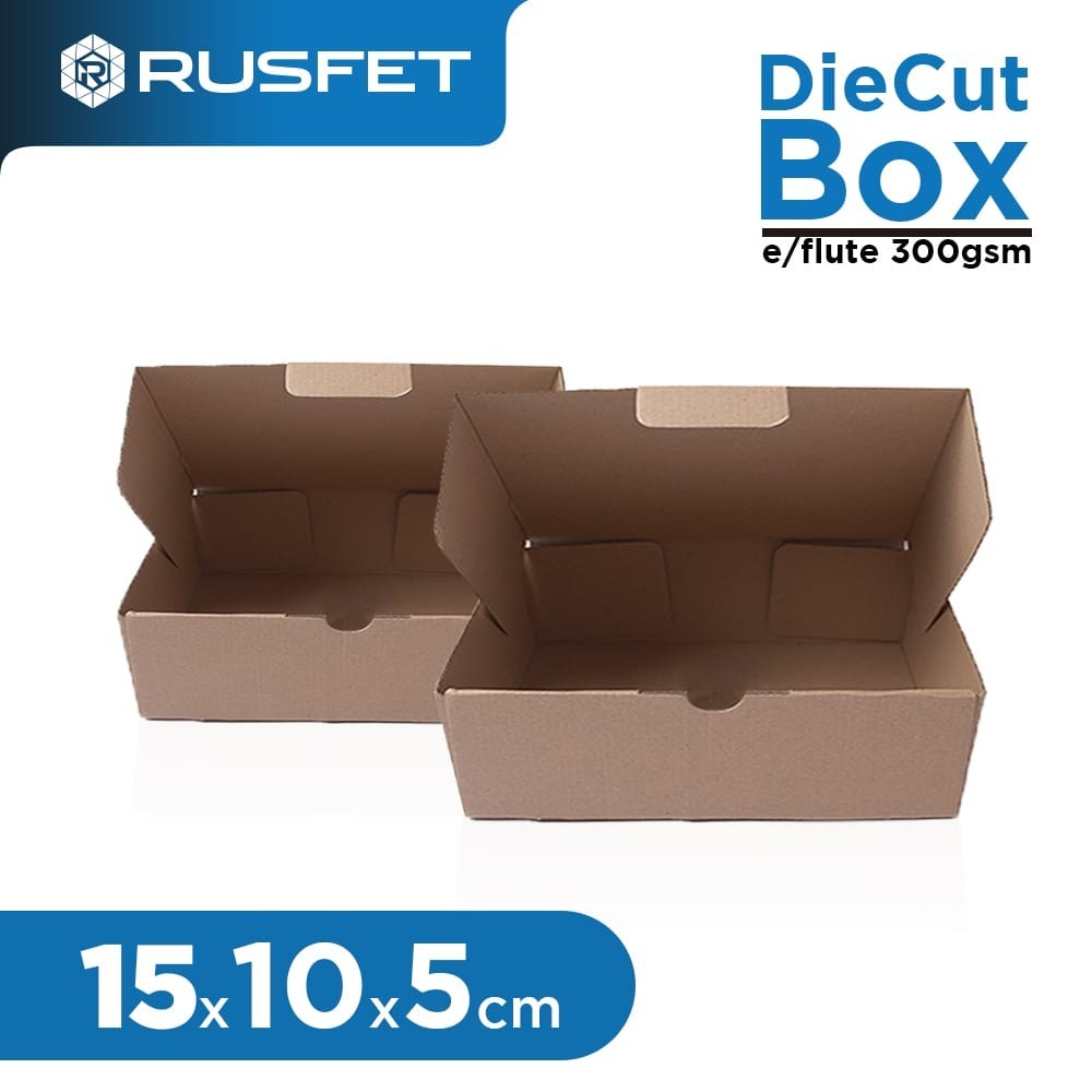

[RP] Die Cut Box 15x10x5 cm Diecut Box Kardus Murah Kotak Pizza Aksesoris Karton Box Dus Packaging Hampers