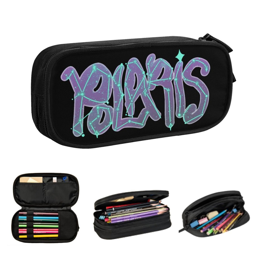 

Polaris Saiko 1371KM Pencil Cases Large Storage Pen Bags Pen Box Pencil Pouch For Boys Girls Students Stationery School Office