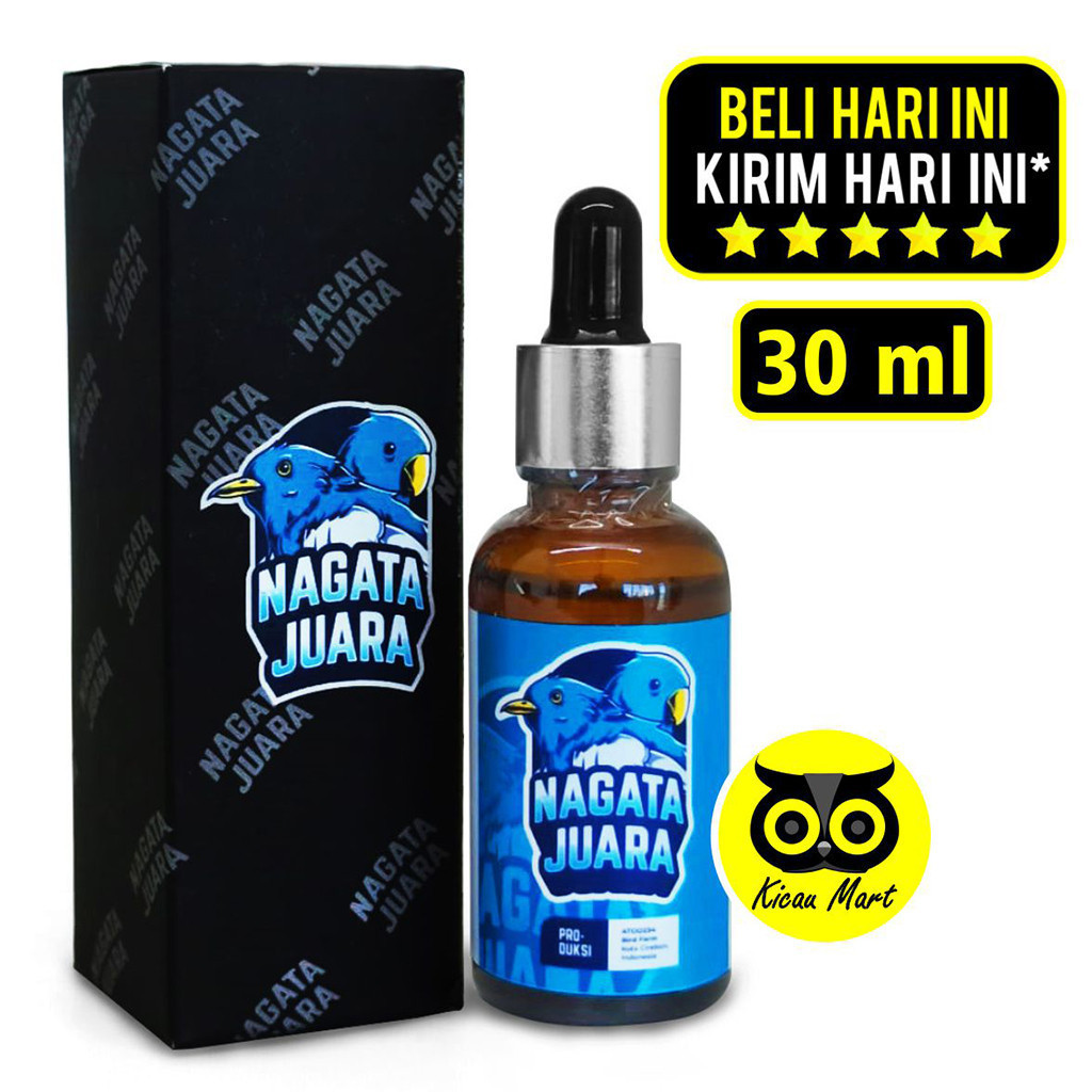 KICAU MART Vitamin Burung Kicau Murai Lovebird Balibu Kenari Nagata Juara 30ml Vitamin Tetes Langsun