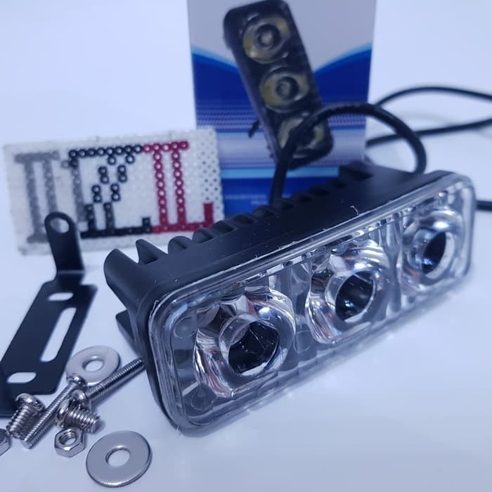 LAMPU TEMBAK E03 RTD CREE 3 MATA LED 9 WATT BY AMS