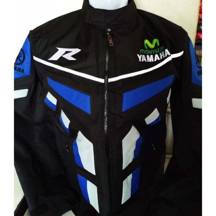 Jaket Motor Pria Yamaha Movistar Jaket Biker Club Touring harian Jaket