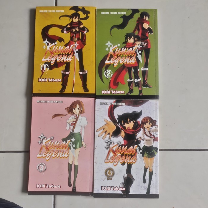 Set Komik Kunai Legend 1-4 End Preloved Borongan