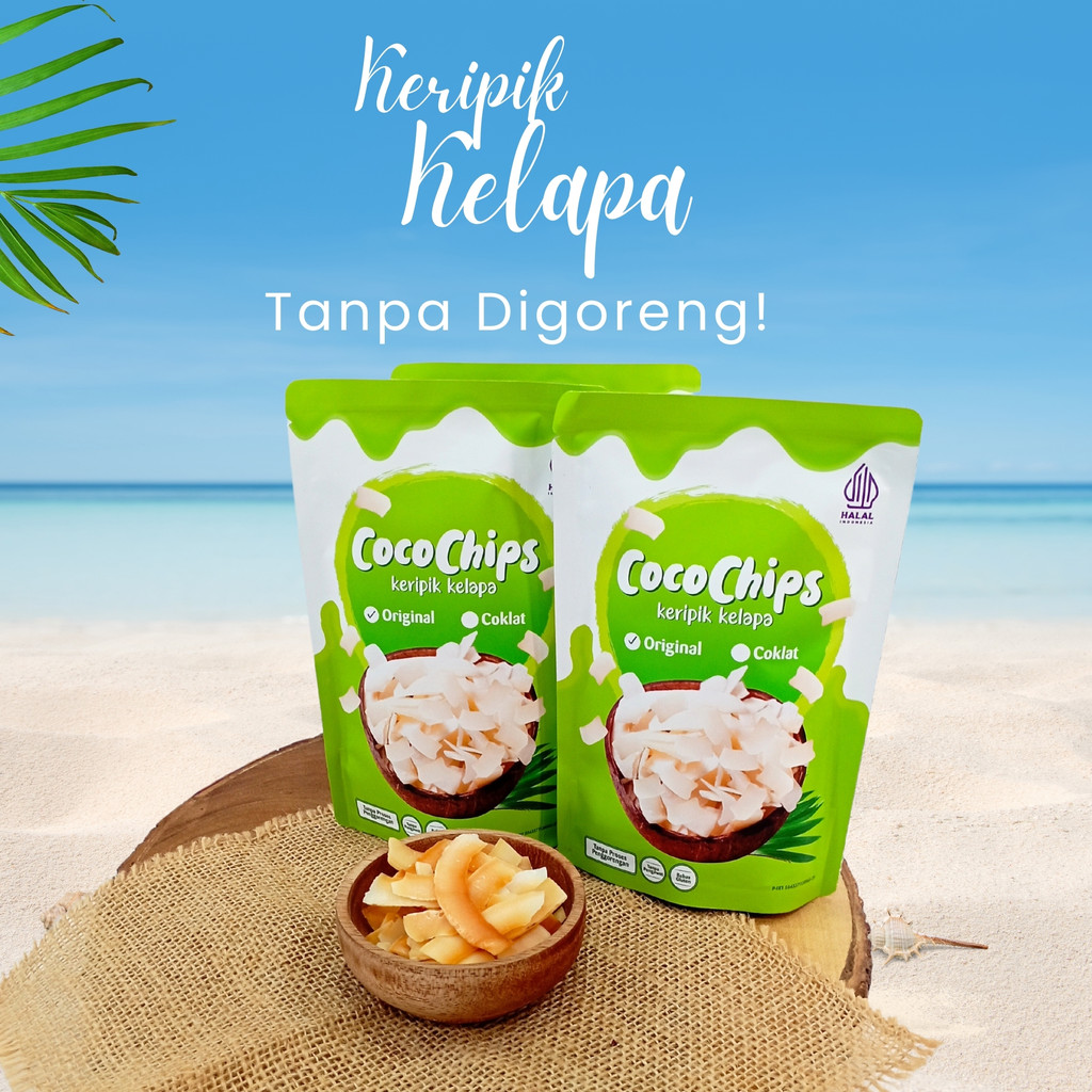 

Mr.Generie Handmade Coconut Chips / Tanpa penggorengan / Keripik kelapa sehat dan enak