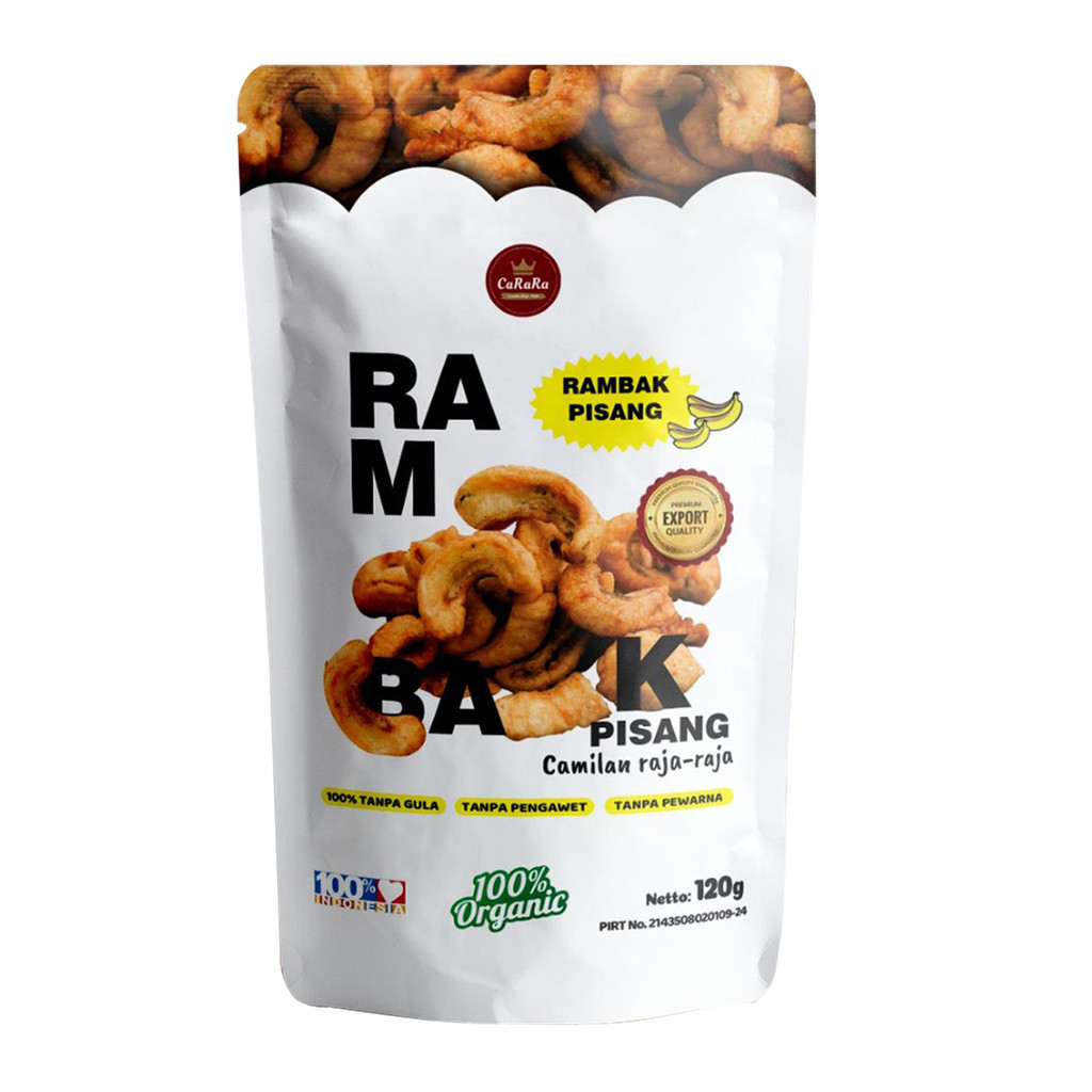 

(1 Biji) GROSIR CARARA - Rambak Pisang 120 Gr / Rambak Carara 120 Gram