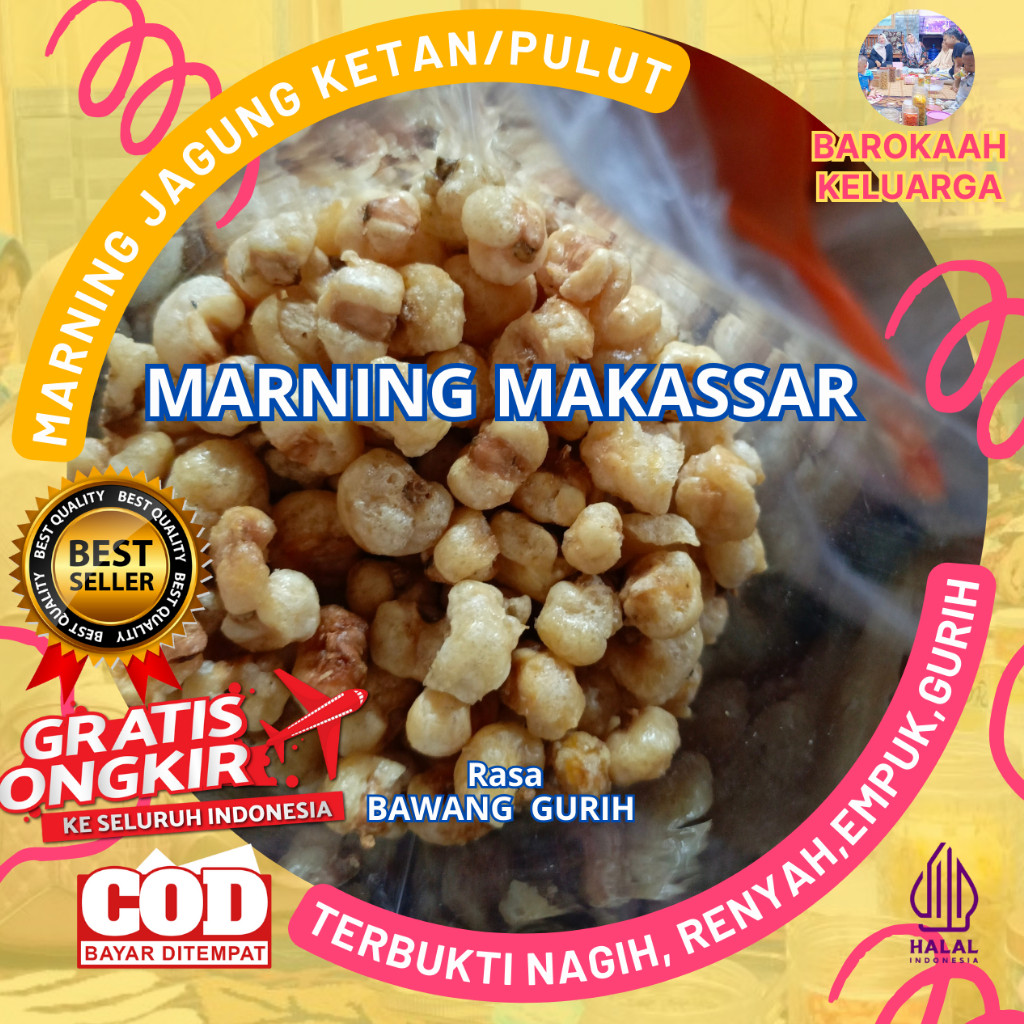 

CEMILAN MARINING JAGUNG KETAN/ SNACK MARNING JAGUNG/ KLASIK MARNING JAGUNG/ MARNING JAGUNG SULTAN PREMIUM/ MARNING JAGUNG SUPER DUPER EMPUK RENYAH (250gr)