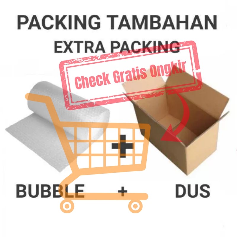 

[SS Shop] tambahan packingann buble wrap dan kardus