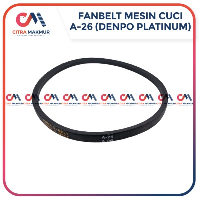 CAT99 Vanbelt A26 Mesin Cuci Denpoo Platnium Fan Belt Fanbelt A 26 A-640E