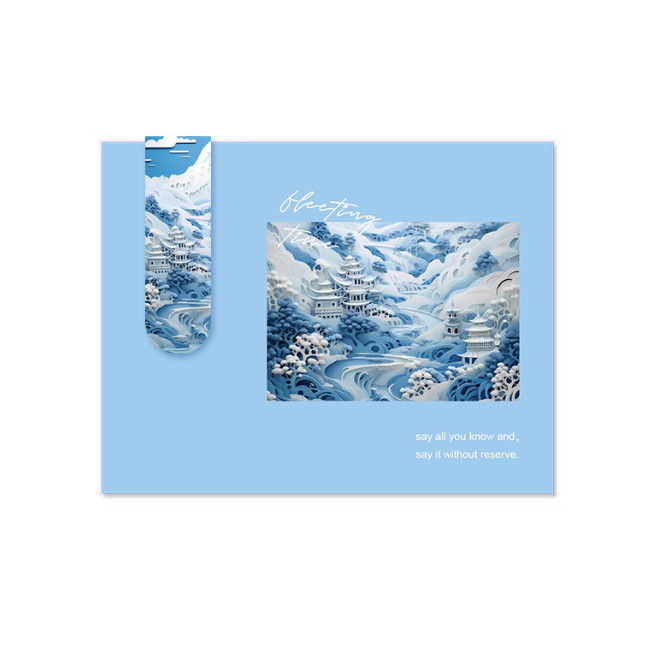 

J2 - Pembatas buku magnet starry sky Magnetic bookmark nature