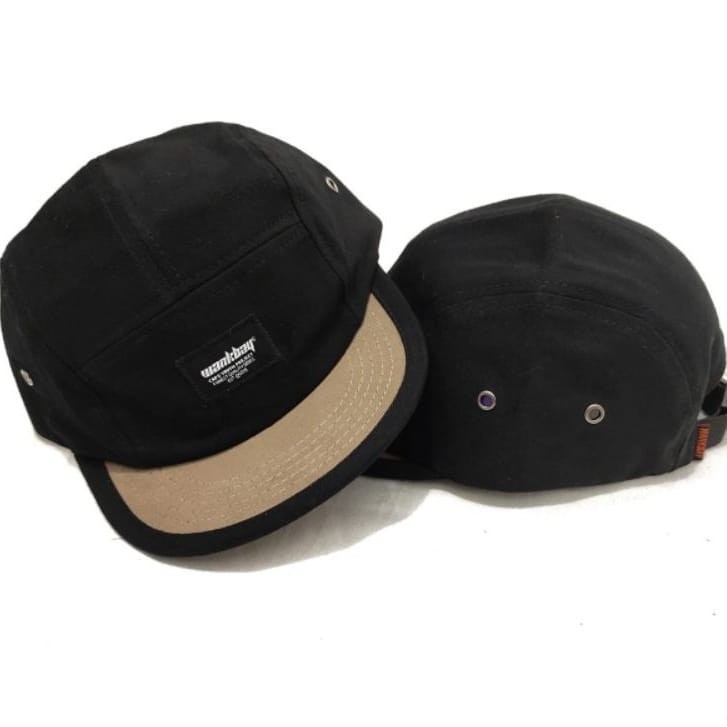 COD Topi 5 PANEL TEMURAH CUCI GUDANG/TOPI PANEL MATERNAL/TOPI dickies pria wanita bordir distro tren