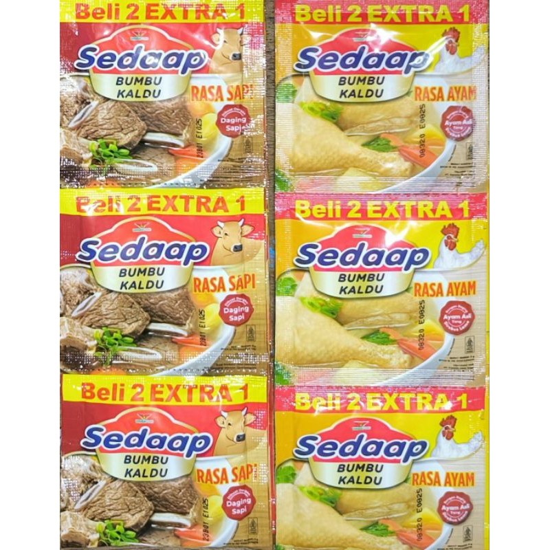 

sedap bumbu kaldu ayam - sedaap sapi isi 9 pcs