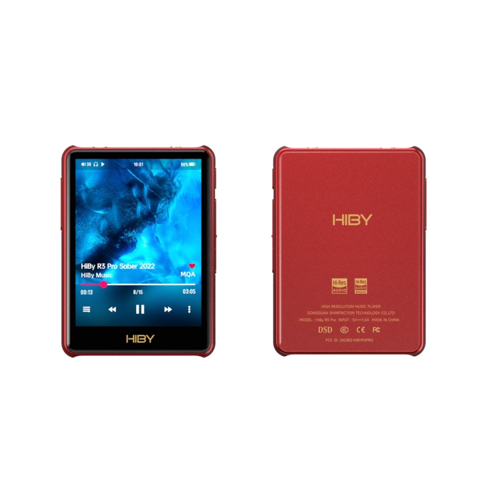 HiBy R3 Pro Saber 2022 Network Streaming Music Player USB DAC Audio Bluetooth WiFi DSD256 MQA16x LDA