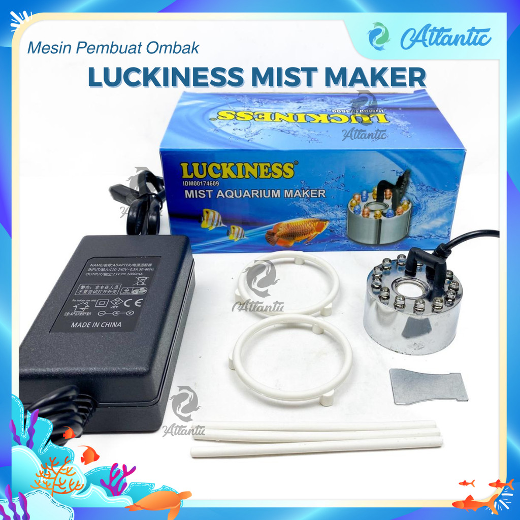 LUCKINESS MIST MAKER PEMBUAT ASAP KABUT AQUARIUM MIST MAKER