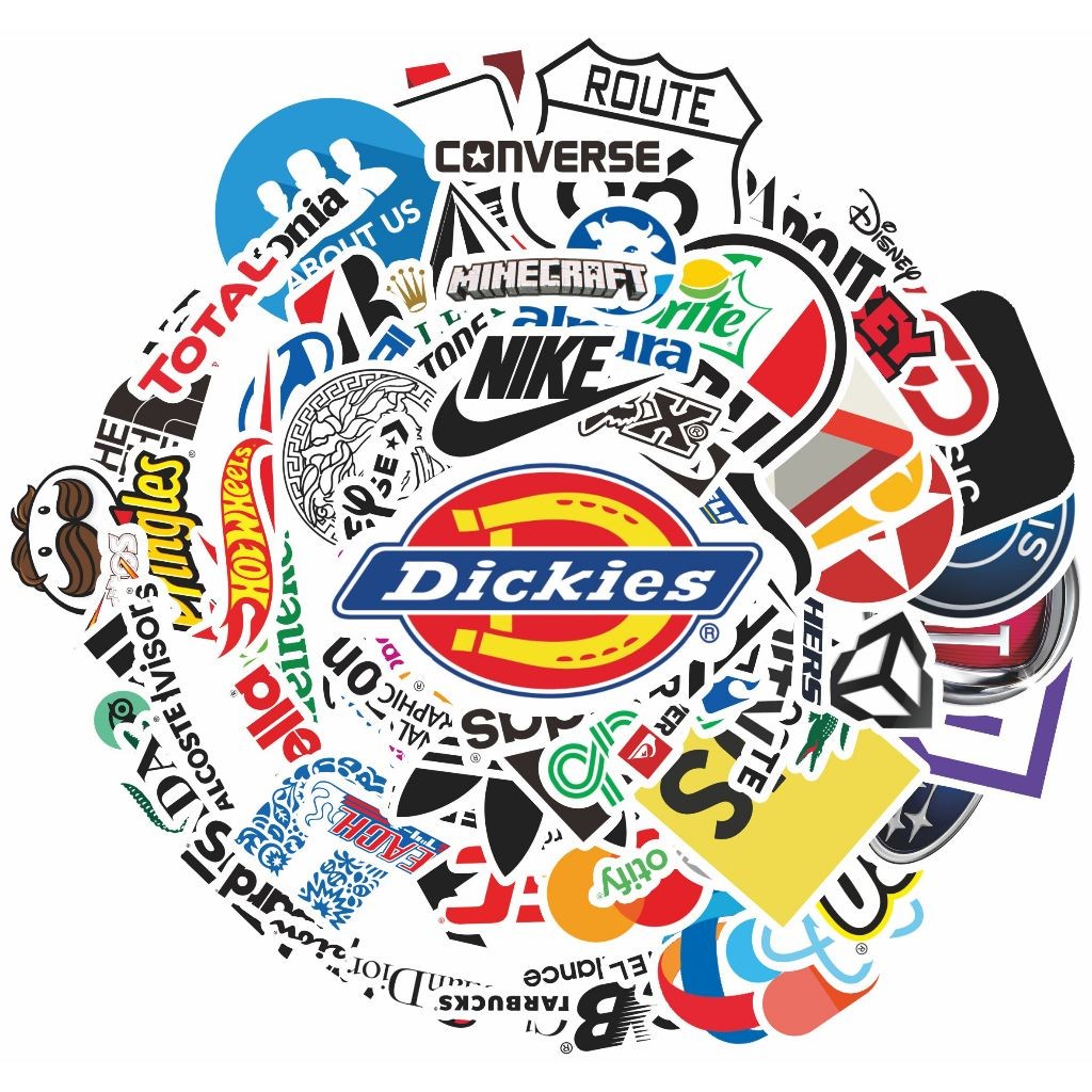 

COD 50 Pcs Stiker Pack Motif Motif Logo Keren Anti Air Untuk Dekorasi Notebook Sepeda Skateboard Handphone DIY