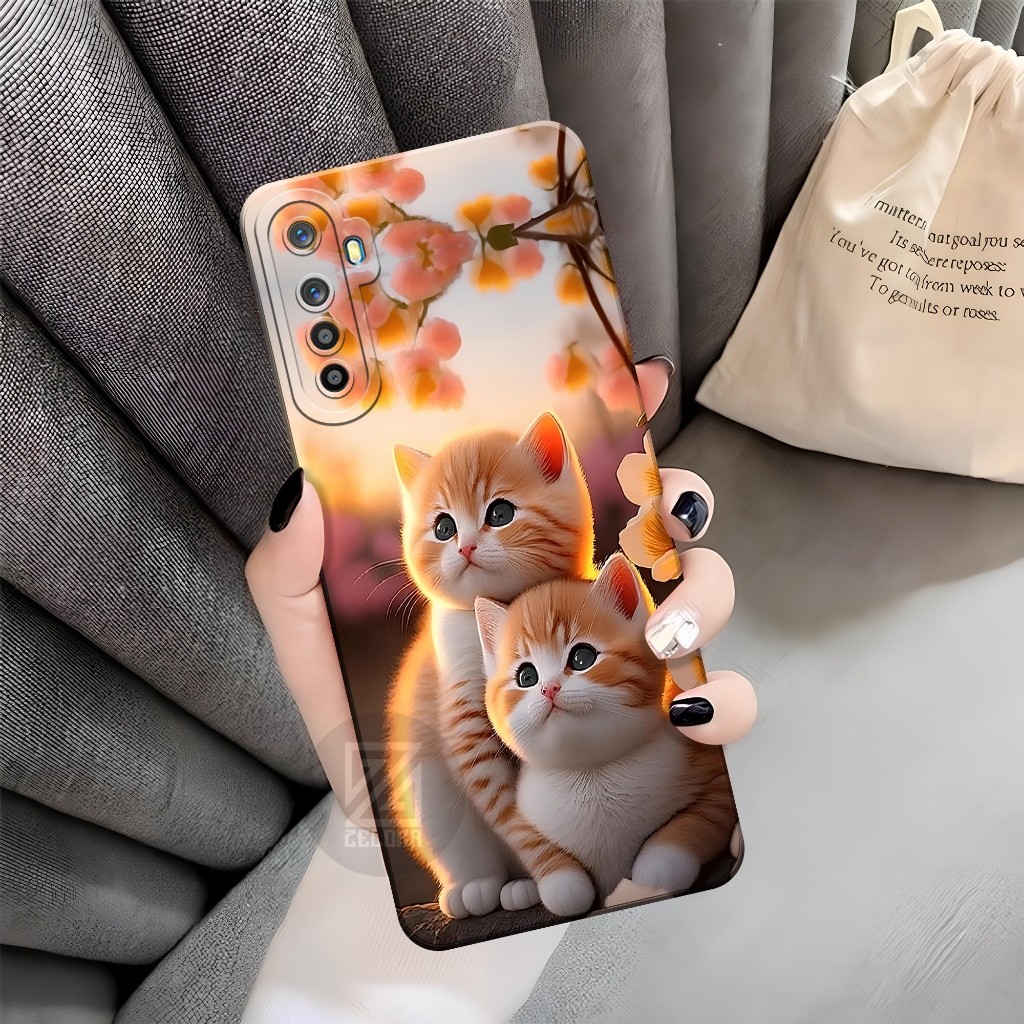 Case Realme 5 / Realme 5i Fashion Case Kucing Softcase Realme 5/5I Terbaru Silikon Pro Camera Lentur