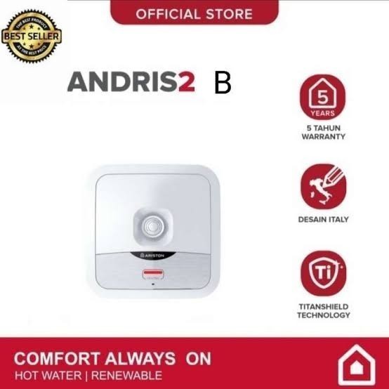 ARISTON AN215B200ID Water Heater 15 Liter AN215B Pemanas Air AN215B Andris2 Garansi Resmi