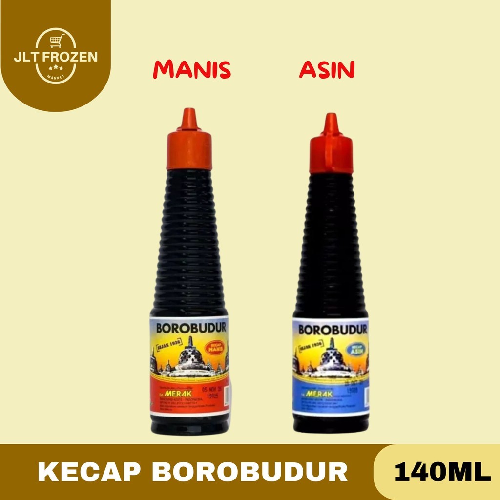 

Kecap manis Borobudur / kecap Manis / Kecap Asin Borobudur Spesial 140ml