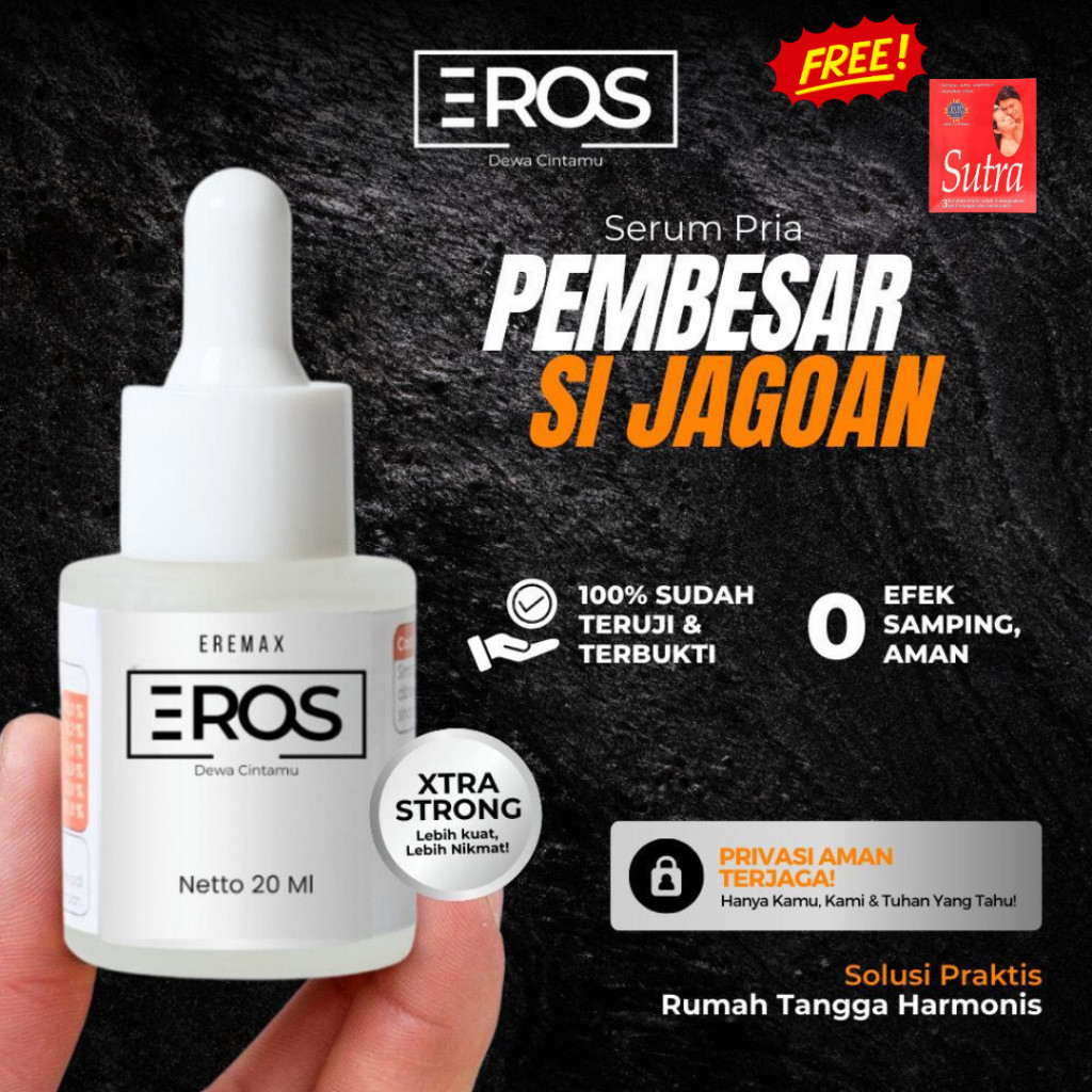 TERLARIS EROS SERUM PEMBESAR MR P Obat Pembesar Obat Kuat Tanpa Efek Samping 100% Aman Privasi Terja