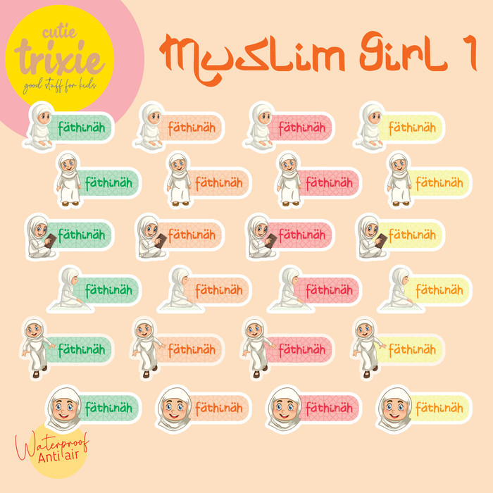 

Sticker Label Nama Anak Muslim Girl 1