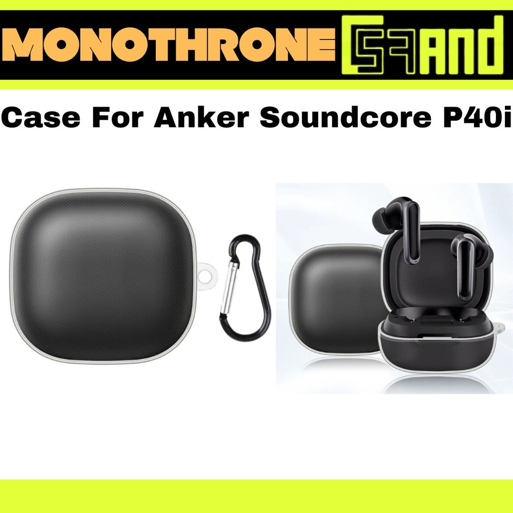 Case Anker Soundcore P40i P40I Silicone Casing Transparan Transparant TPU