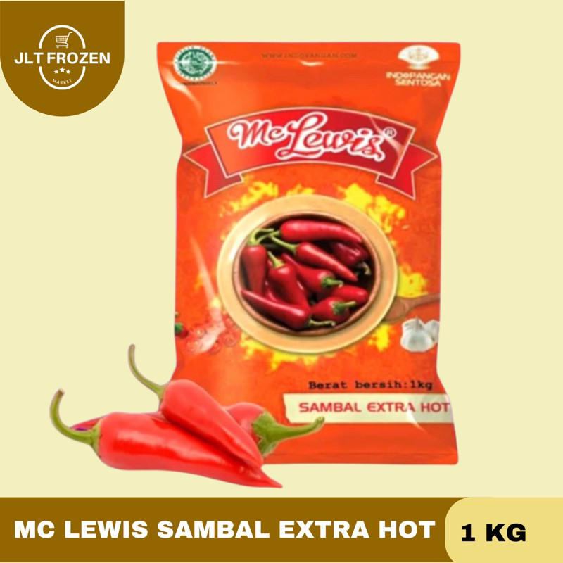 

MC Lewis Extra Hot Chili Sauce / Saus Sambal Super Pedas 1kg