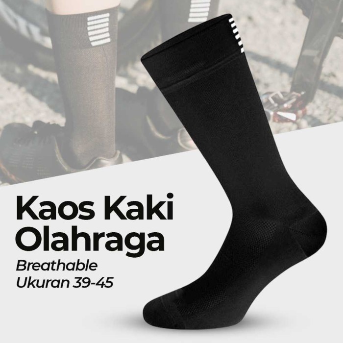 MKKK Kaos Kaki Panjang Olahraga Breathable Sock Pria CORY1Q