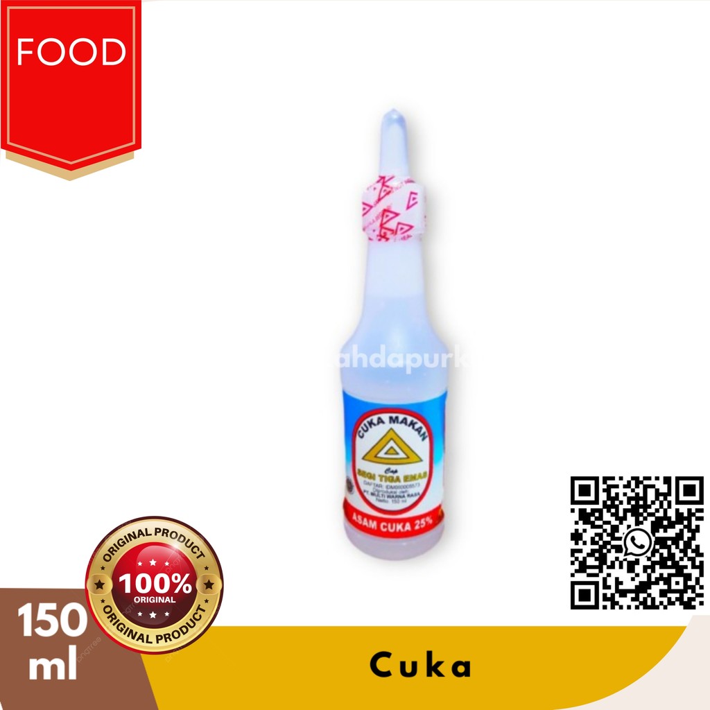 

Segitiga Emas Cuka Makan 150ml Termurah