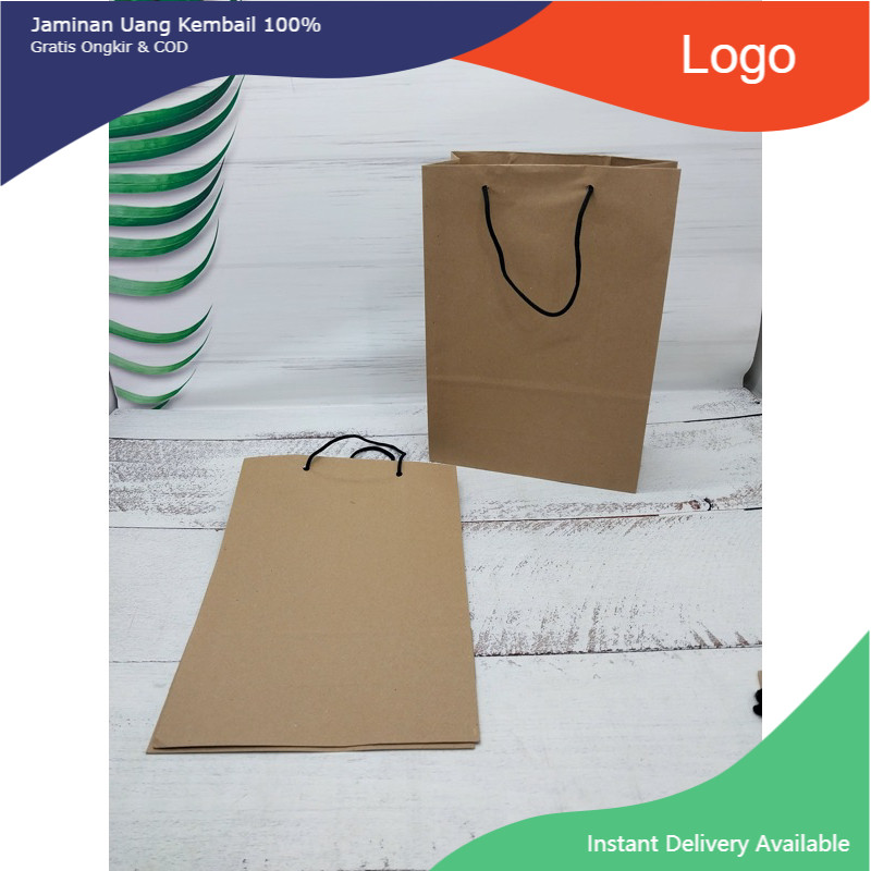 

wk acc Paperbag polos ukuran 20 x 15 x 8cm