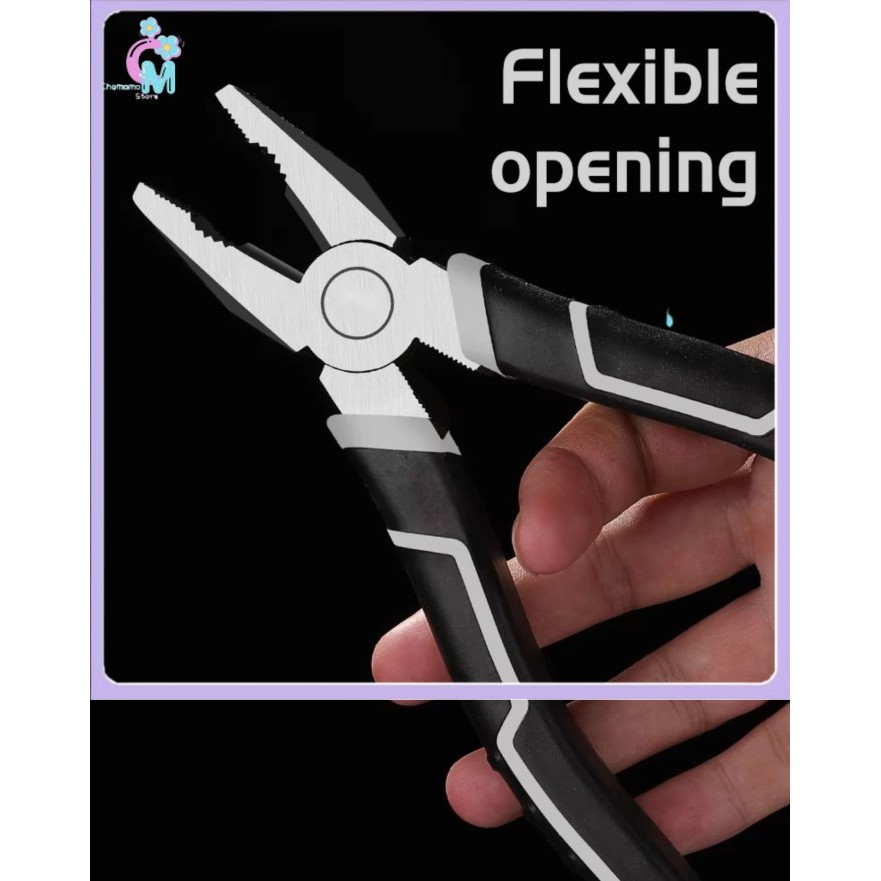 

- LTOOLS Tang Kombinasi Pemotong Kawat Multifungsi Anti Slip Wire Plier - GJ19-04 -