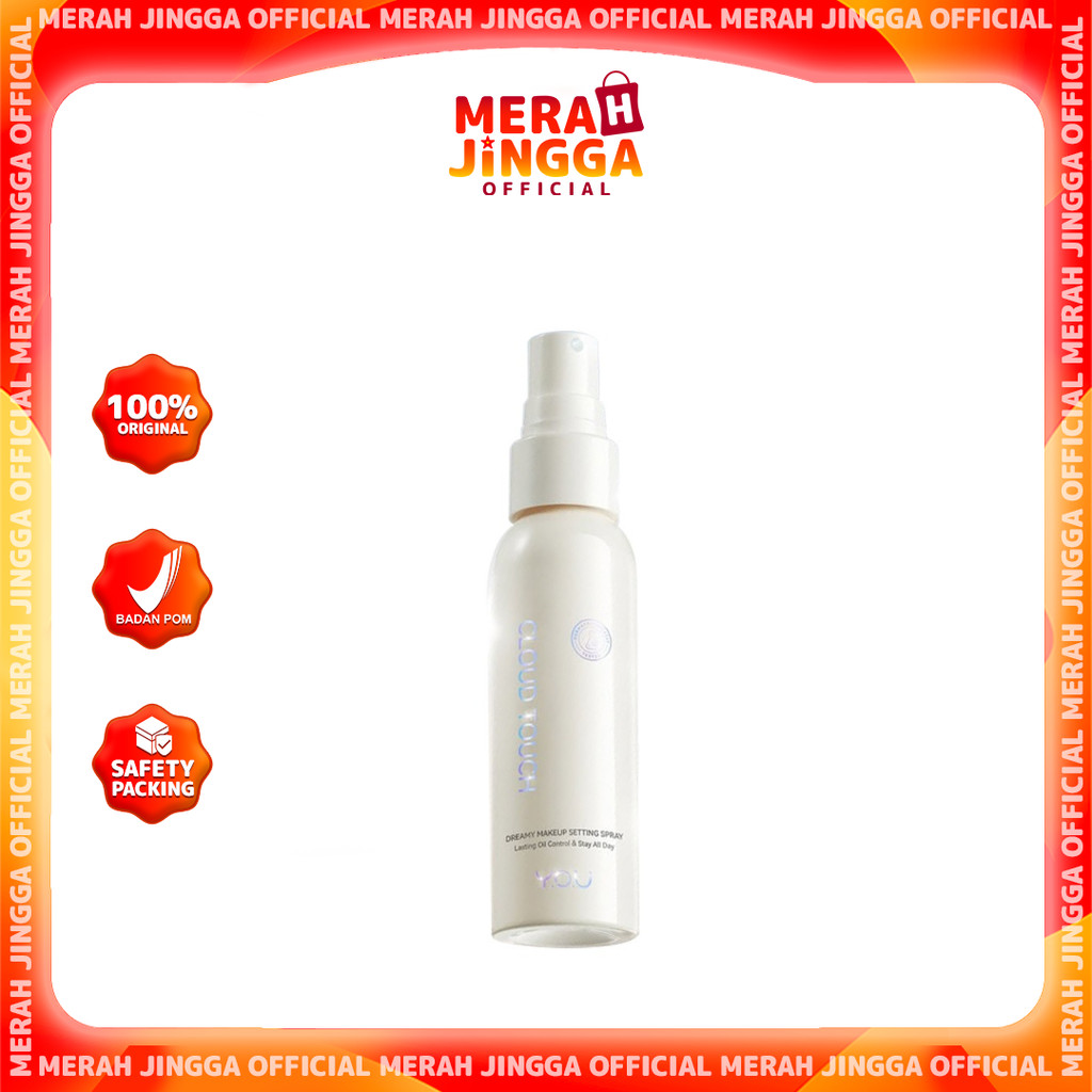 YOU Cloud Touch Dreamy Makeup Setting Spray 50ml | Merah Jingga Official