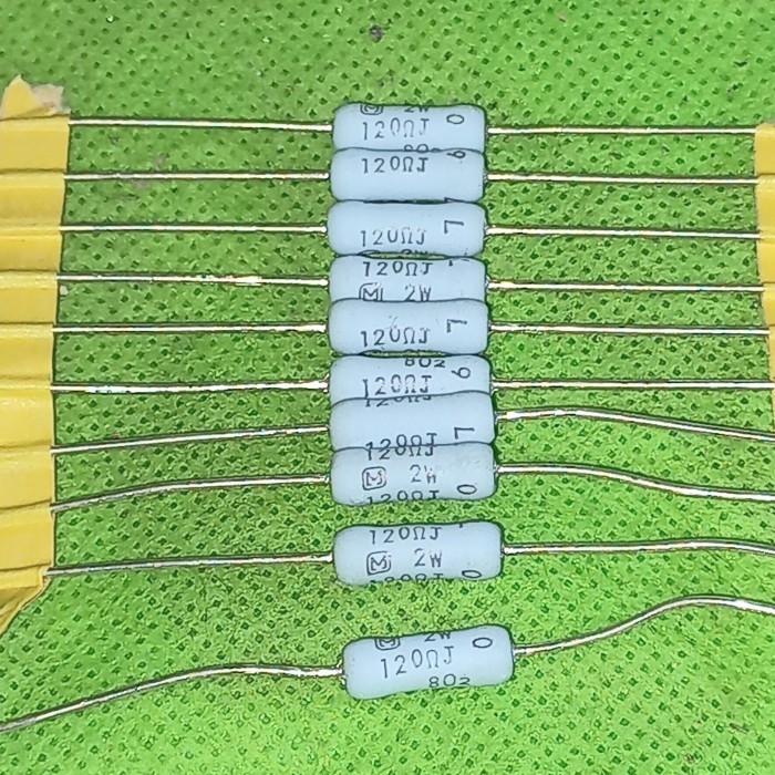 resistor 120R 2W panasonic original japan 120ohm 120 ohm 2 watt 2watt A