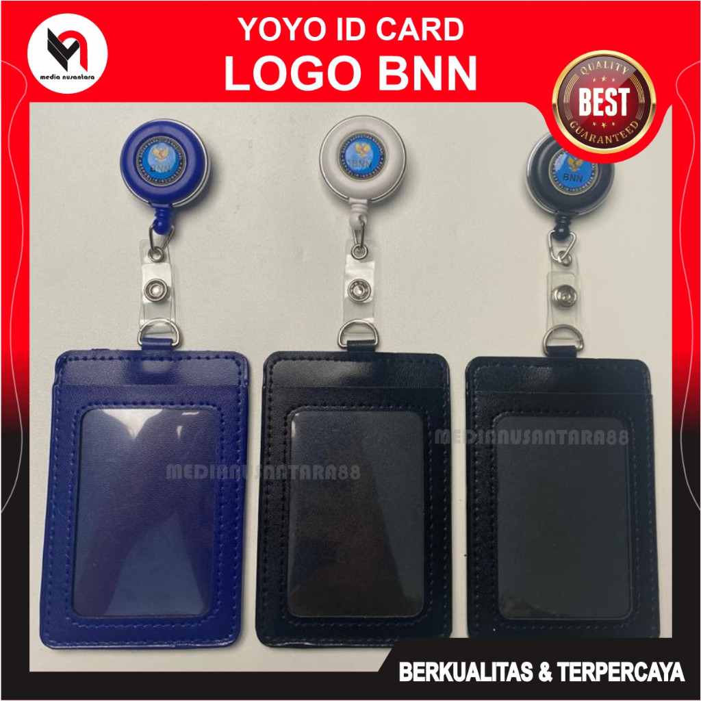 

BNN Yoyo ID Card Dengan Holder Kulit