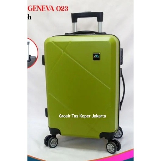 Koper 20 Inch, 24 Inch Roda 4 Rotasi 360 Bahan Anti Pecah - Original - Polo Geneva 023